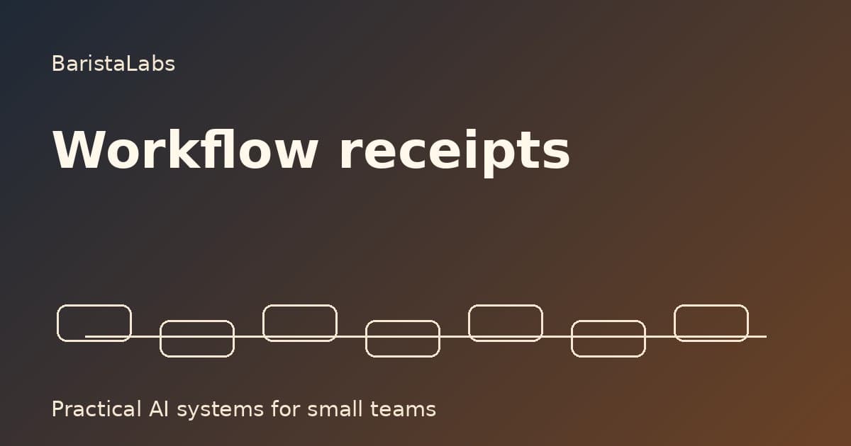 Agent evals should test workflow receipts, not just model answers