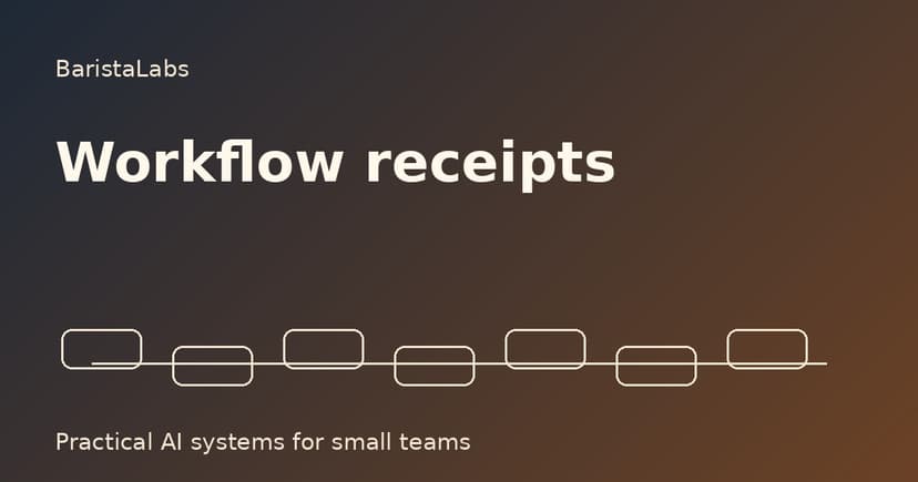 Agent evals should test workflow receipts, not just model answers