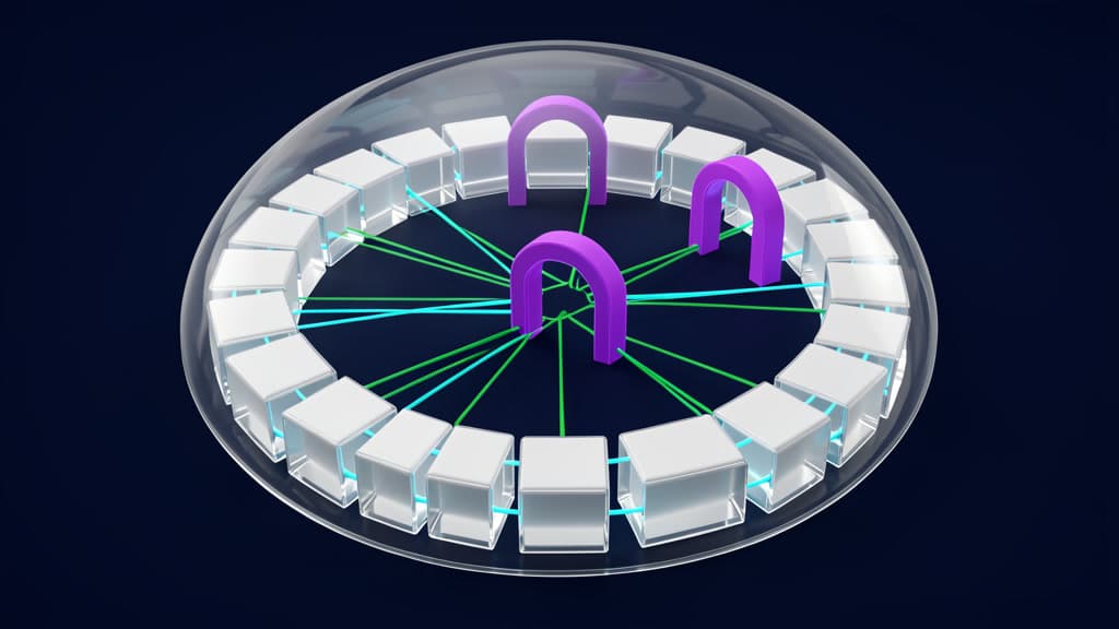 Routed AI capabilities flowing through review gates