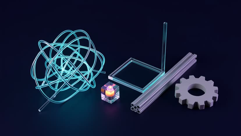 A physical work order dissolving into three clean mechanical workflow lanes in a cool slate and cyan palette.