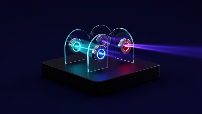 Cool-toned glass gates blocking luminous browser-agent paths before they reach abstract local control ports.