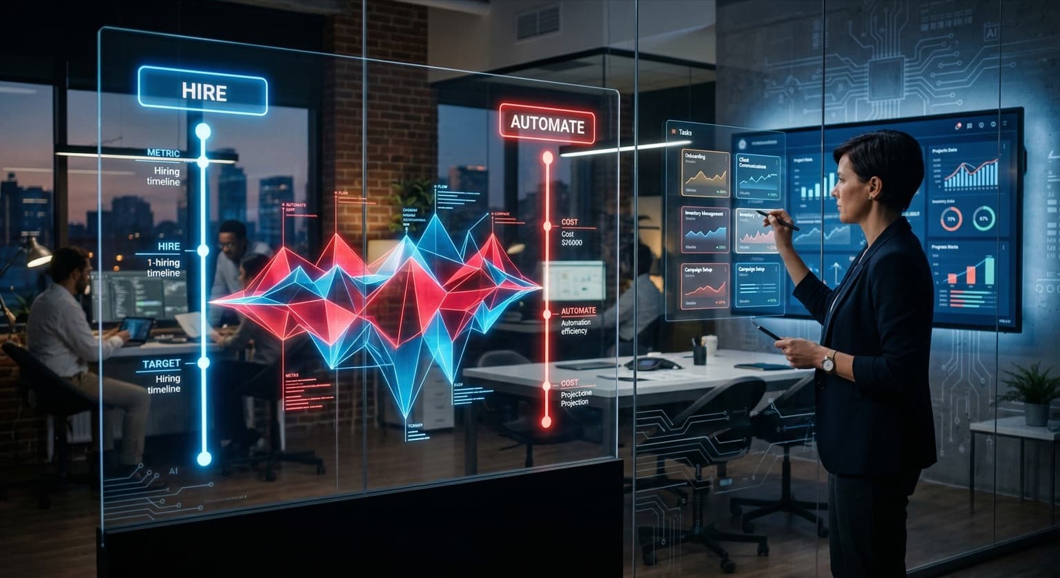 Decision Memo: Automate First or Hire First in the AI Labor Gap