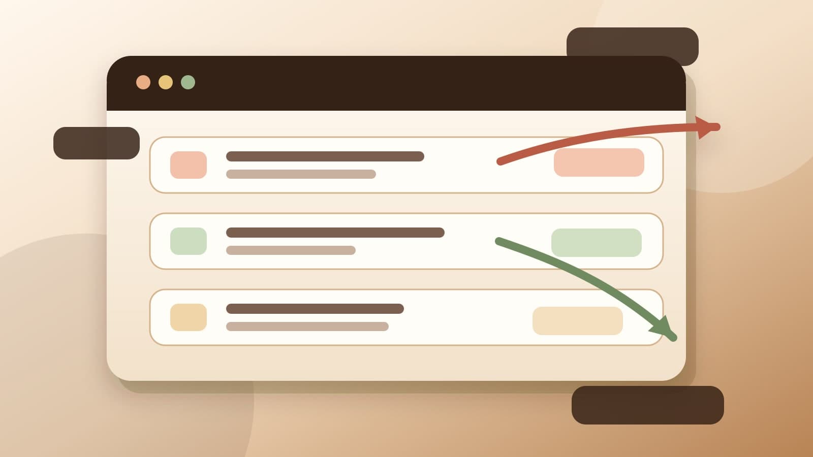 Split support approval queue showing one risky item leaving too soon and one safe item waiting too long.