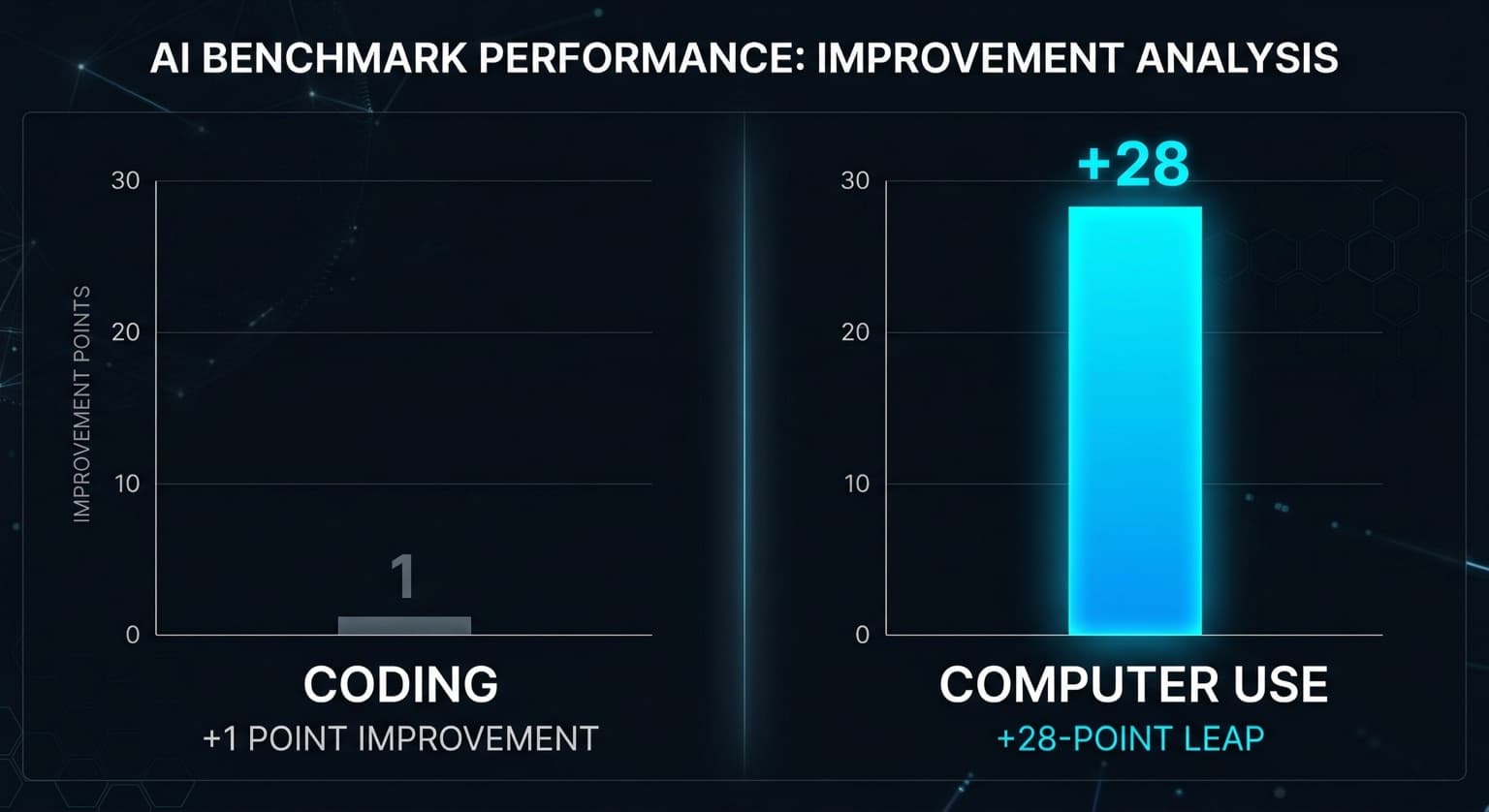 GPT-5.4 Barely Moved the Coding Needle. The Computer-Use Score Is a Different Story.