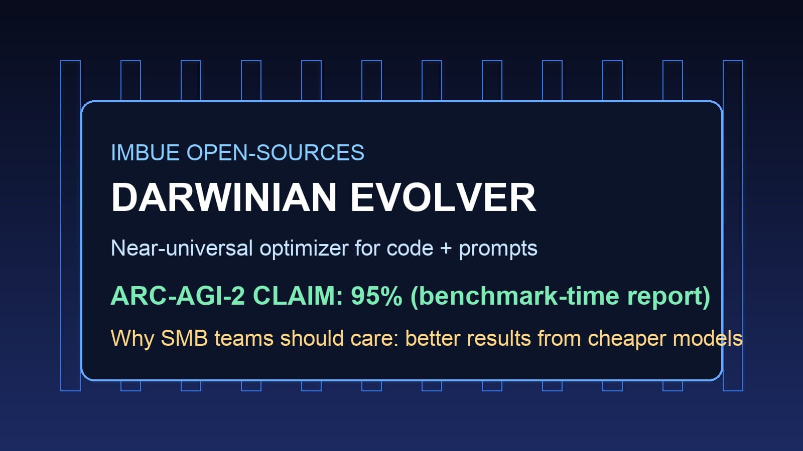 Imbue Open-Sources Darwinian Evolver: Why SMB Teams Should Watch This AI Optimization Framework