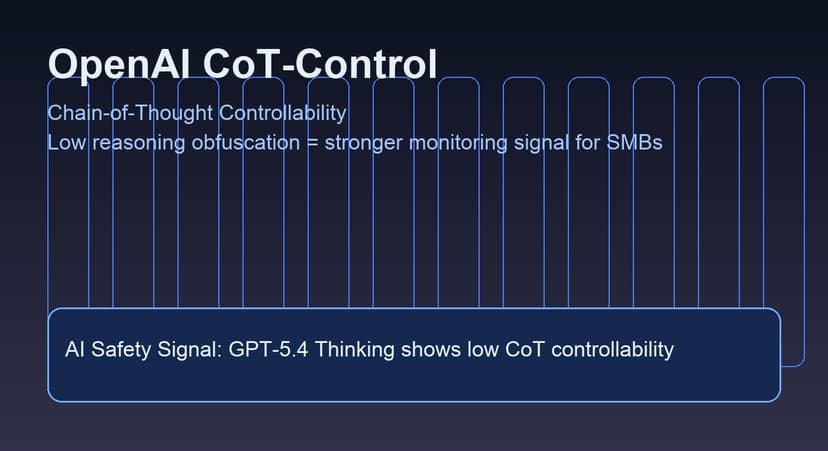OpenAI’s CoT-Control Findings: Why Low Reasoning Obfuscation Matters for SMB AI Safety