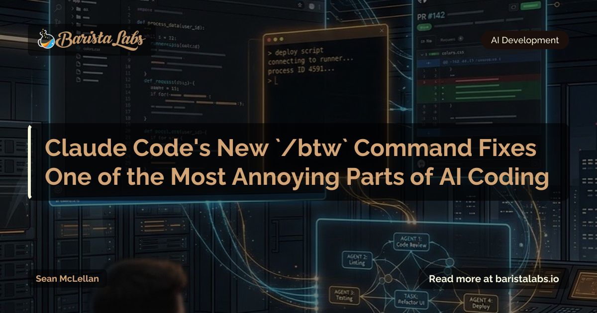 Claude Code's New `/btw` Command Fixes One of the Most Annoying Parts ...