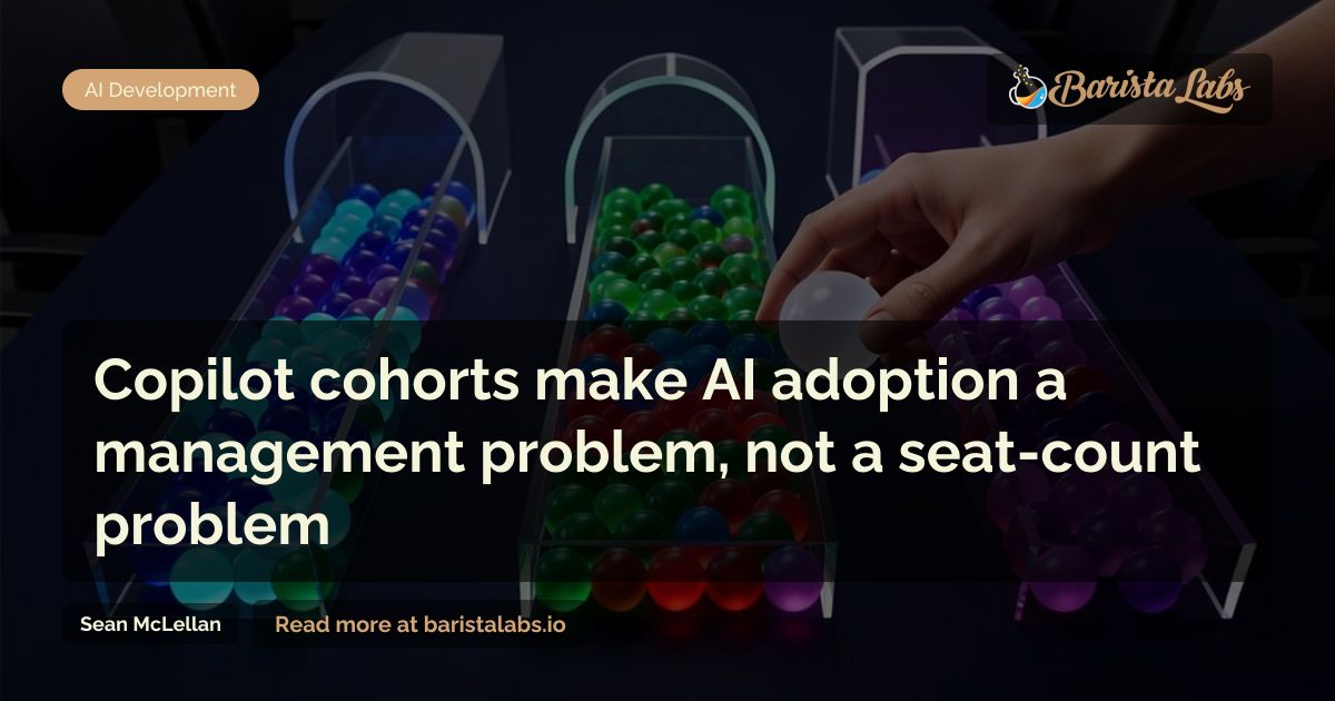 GitHub Copilot cohorts and AI adoption metrics for software teams