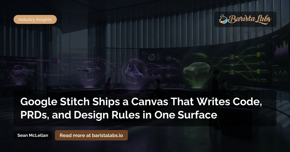 Google Stitch Ships a Canvas That Writes Code, PRDs, and Design Rules ...