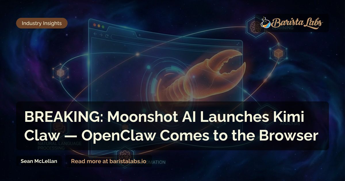 Moonshot AI Launches Kimi Claw: OpenClaw Agent Stack Comes to the Browser