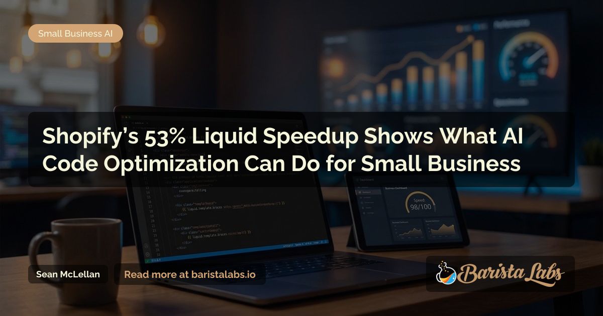 Shopify’s 53% Liquid Speedup Shows What AI Code Optimization Can Do for ...
